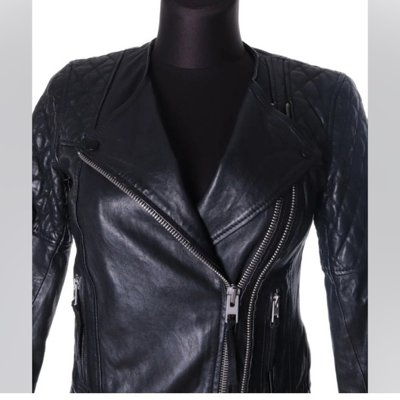 All Saints Leather Jacket - Picture 5 of 8